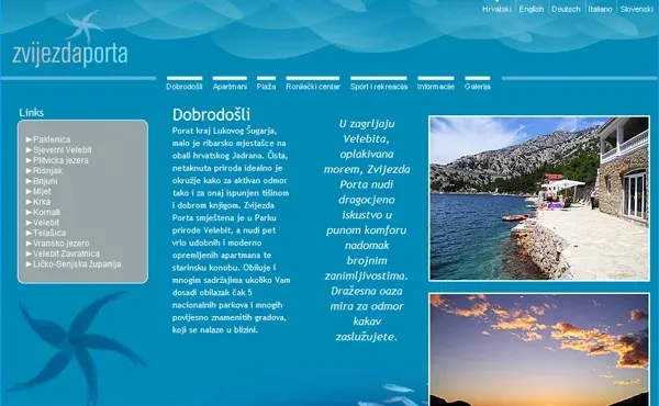 Zvijezda Porta – web apartmana