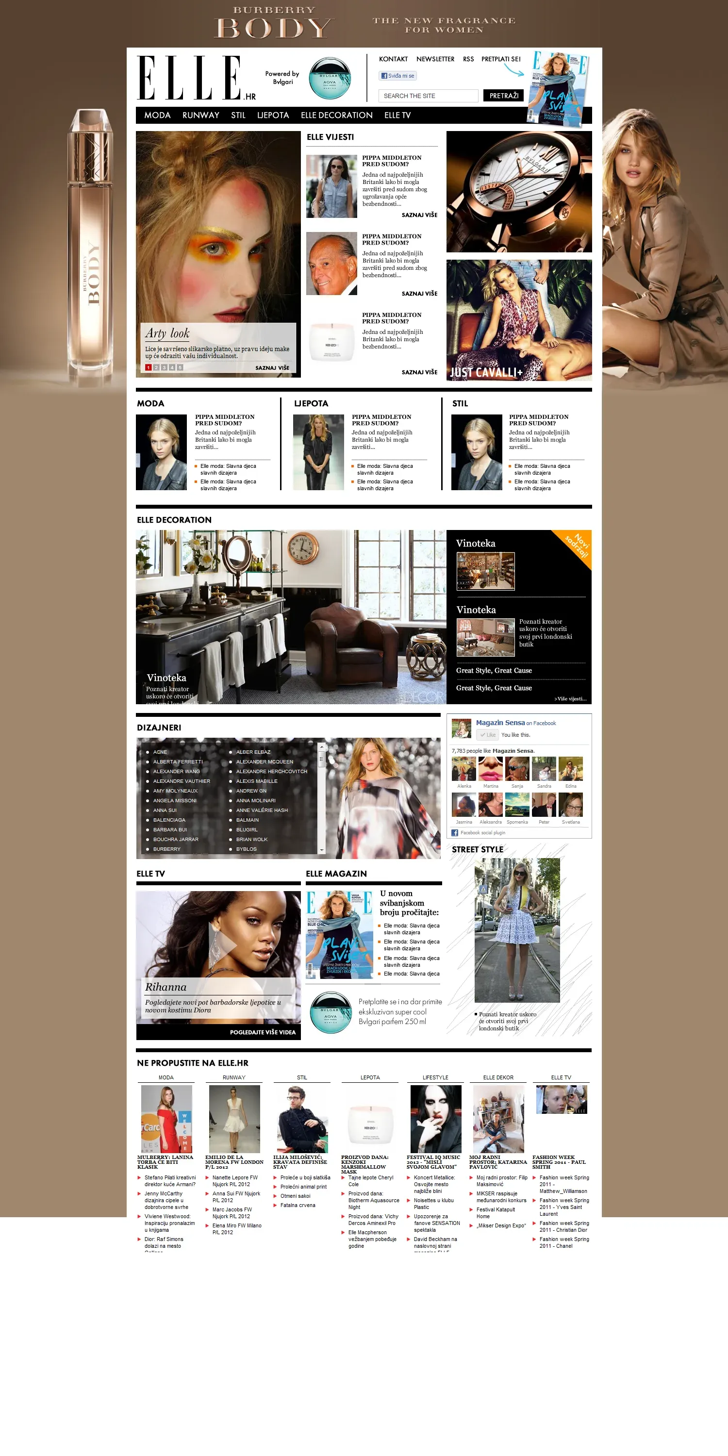 Elle.hr – portal i wallpaper oglasi